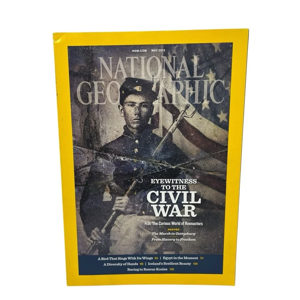 National Geographic Magazine May 2012‎ Civil War (Poster), Egypt, Iceland